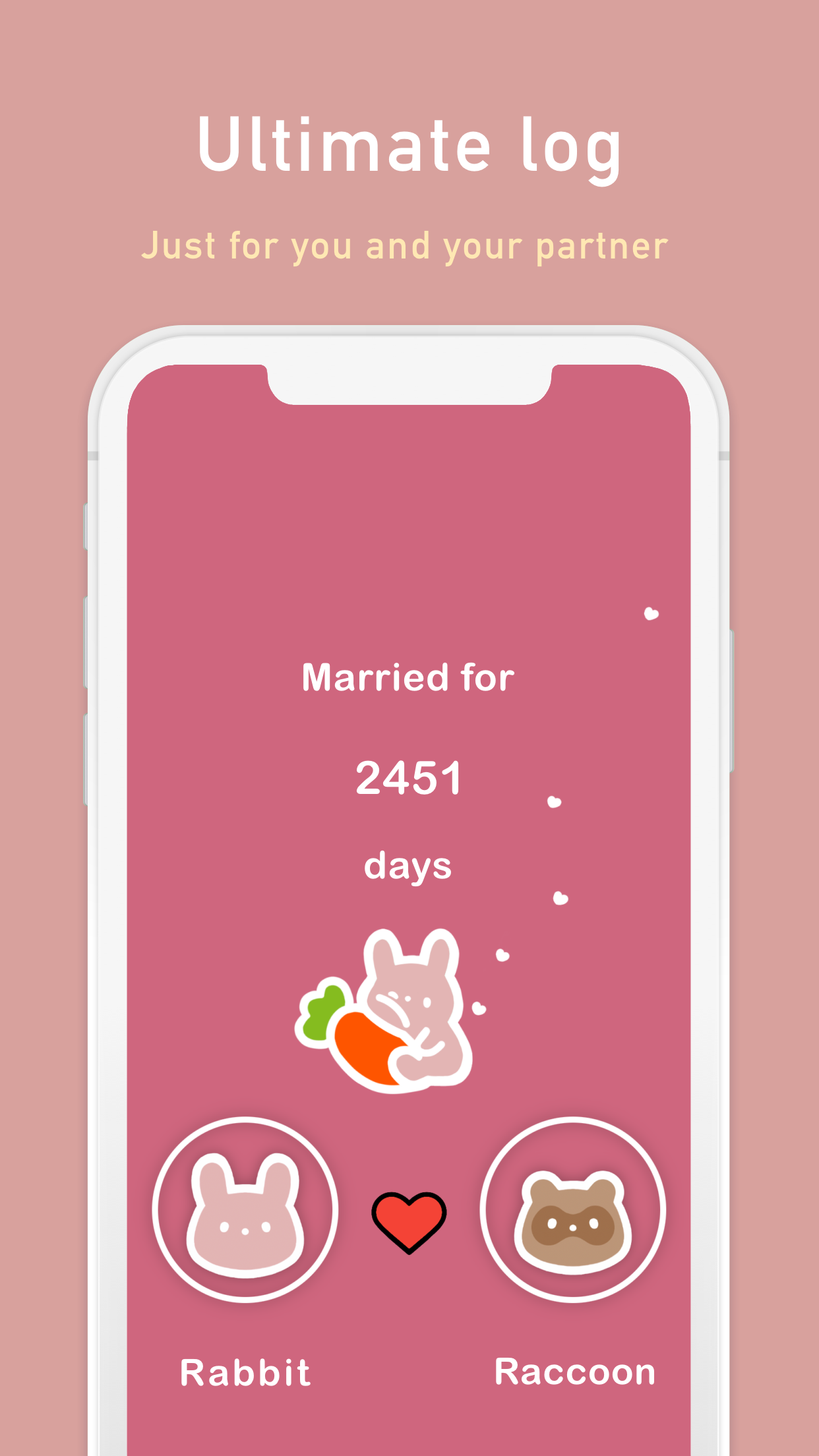 Anniversary Tracker home screen widgets showing relationship day counts in different designs
