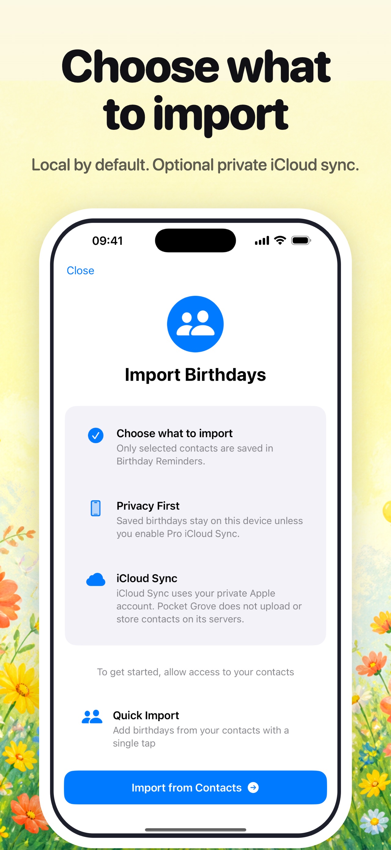 Birthday Reminder & Countdowns screenshot 4 of 5