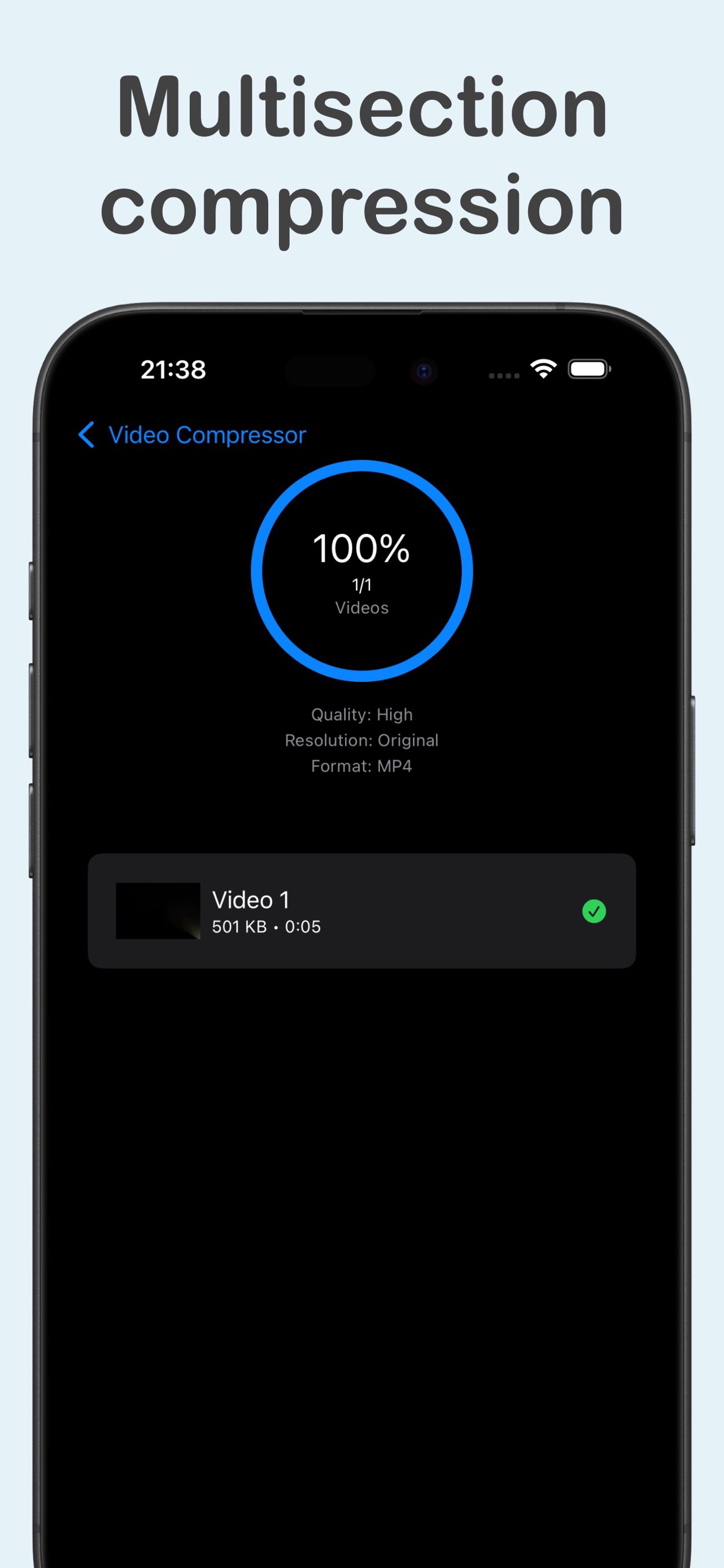 VidCompress - Video Compressor screenshot 3 of 4