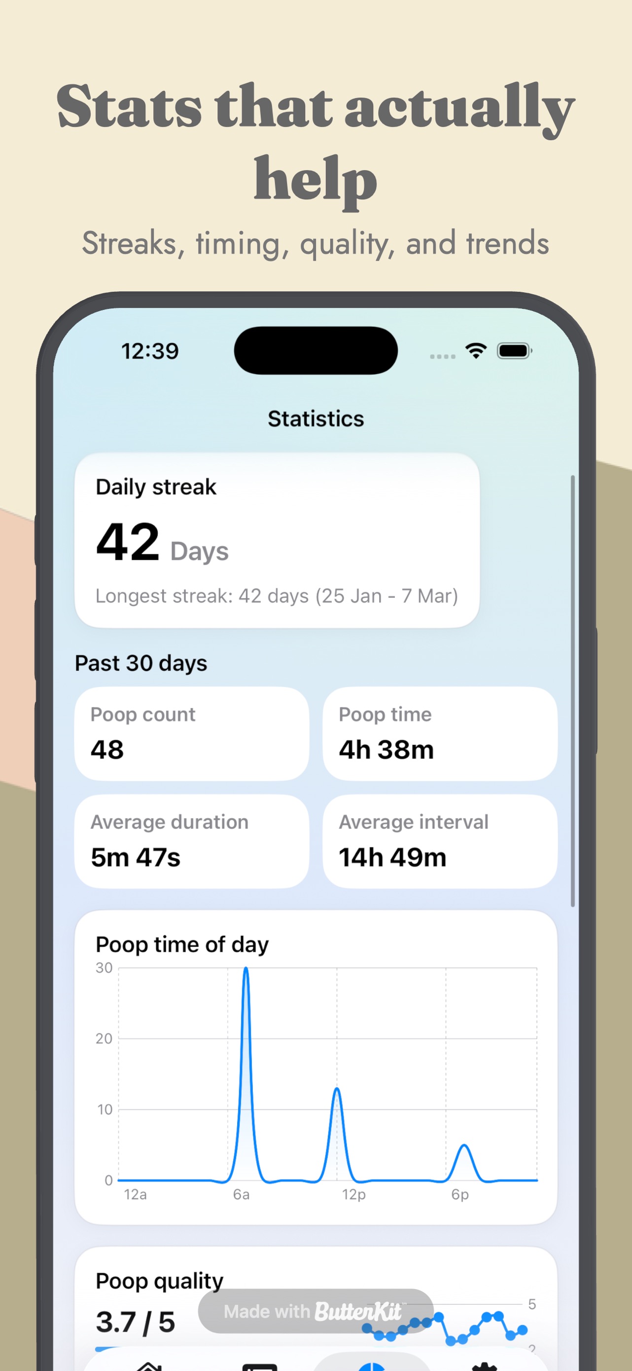 Poop Tracker & Gut Health screenshot 3 of 4