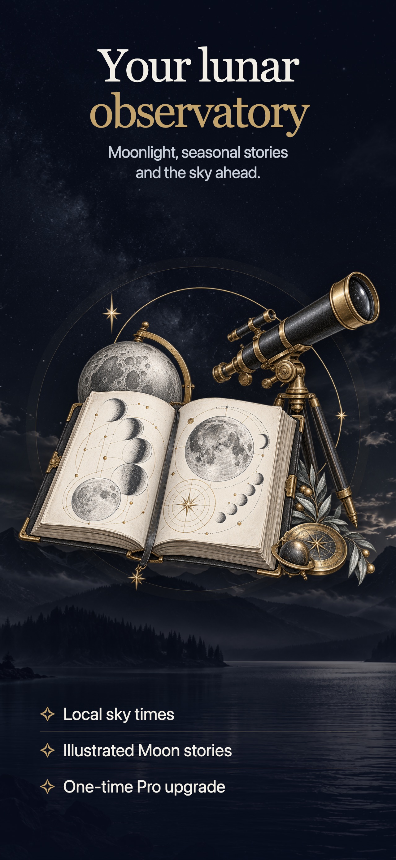 Moon Phases: Lunar Tracker screenshot 1 of 6