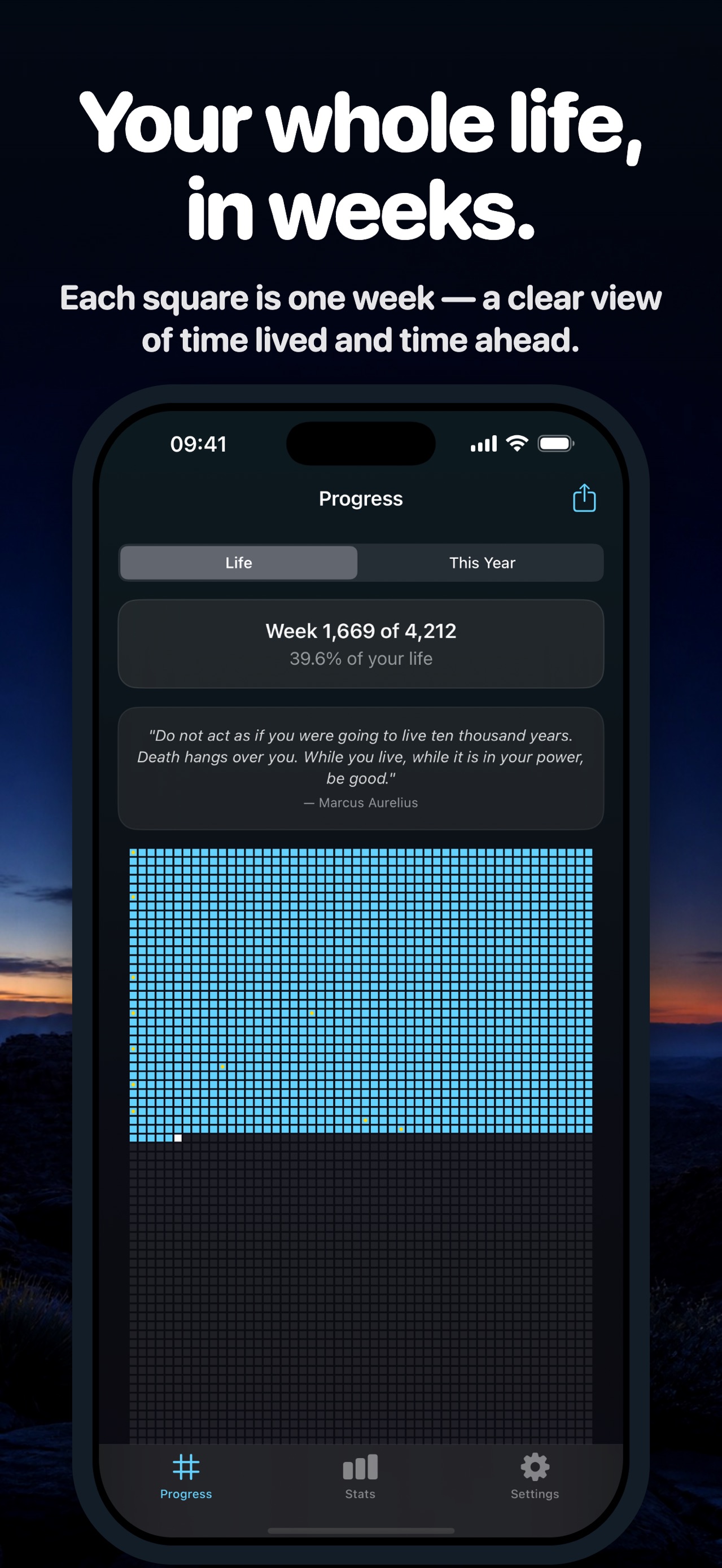 Life Countdown: Weeks Left screenshot 2 of 7