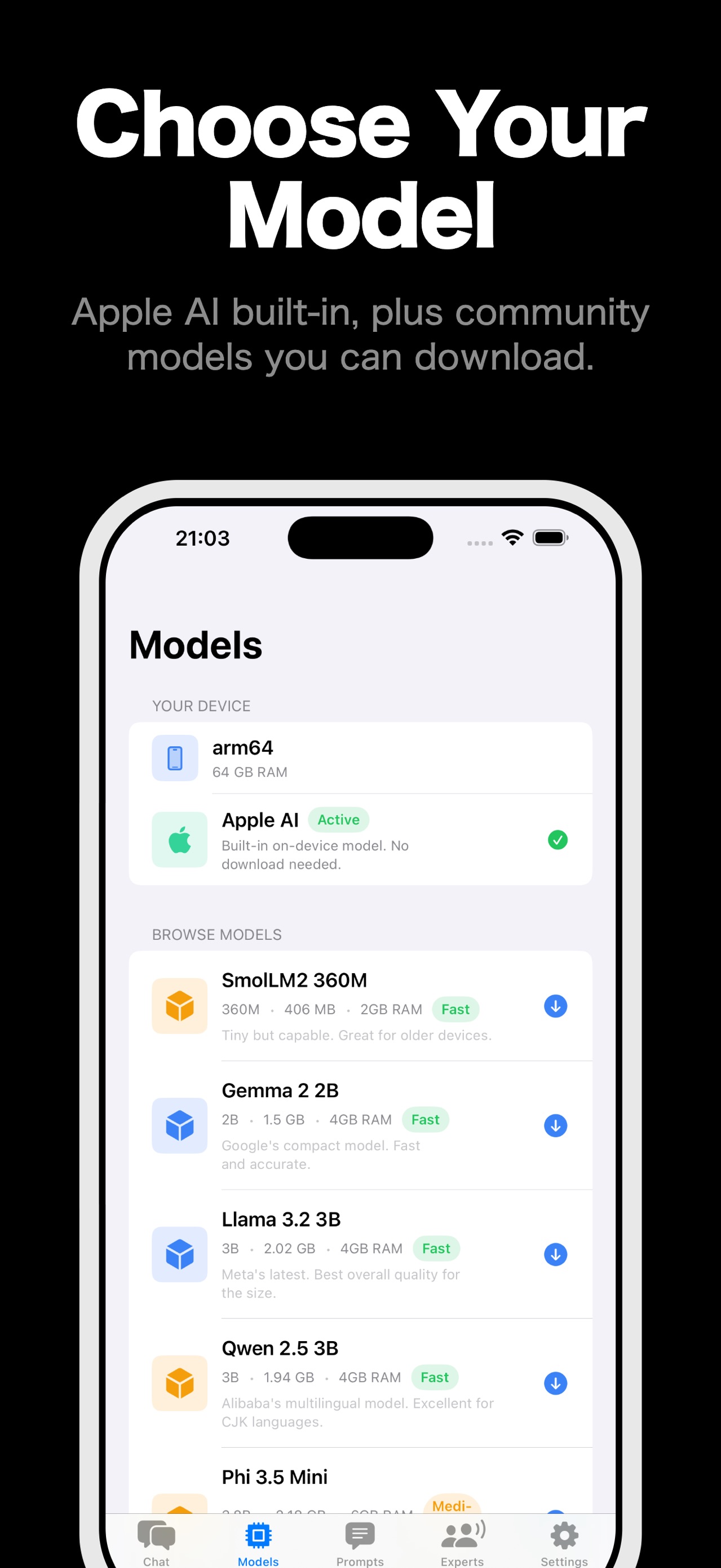 PrivateChat AI: Ollama & LLM screenshot 3 of 5