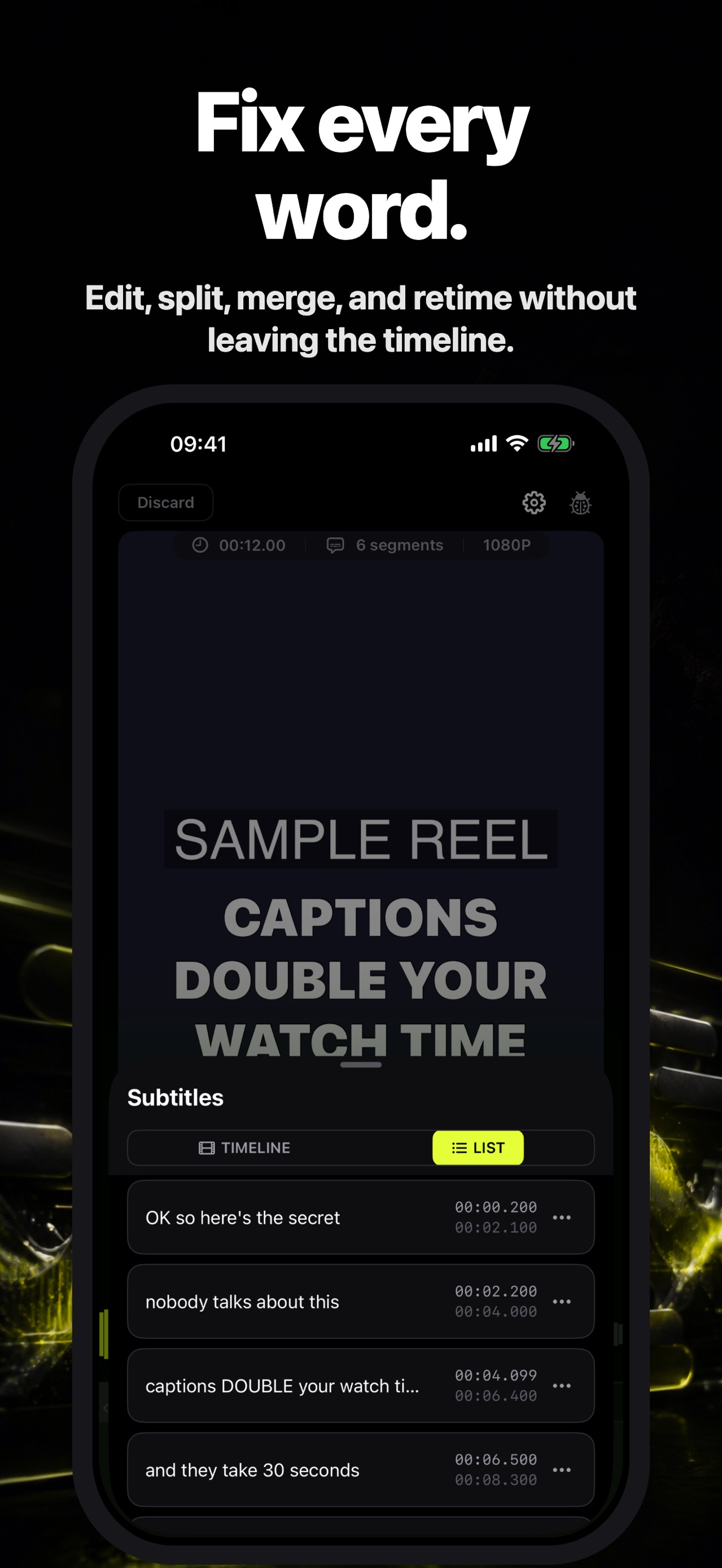 Captions: Auto Video Subtitles screenshot 4 of 7