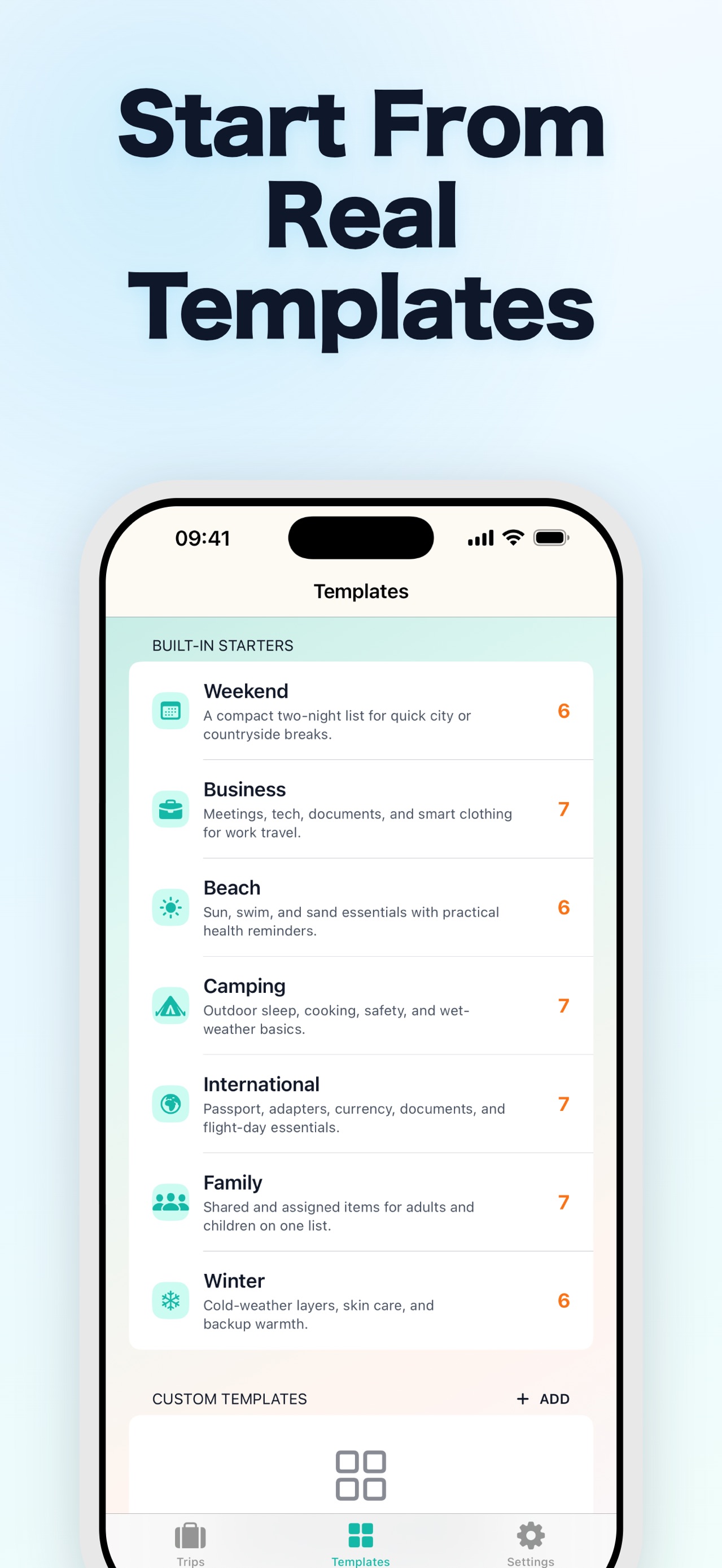Pack Planner: Group Lists screenshot 3 of 3
