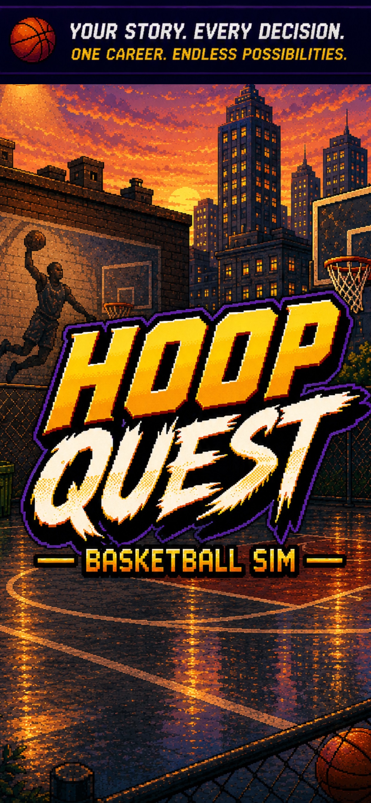 Hoop Quest: Basketball Sim screenshot 8 of 8
