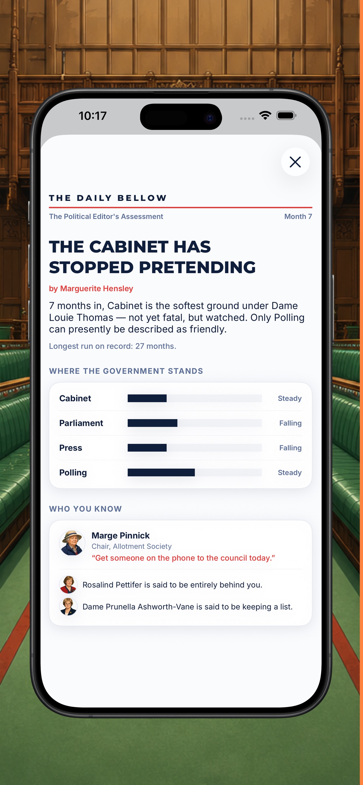 Prime Minister Sim: Politics screenshot 7 of 7