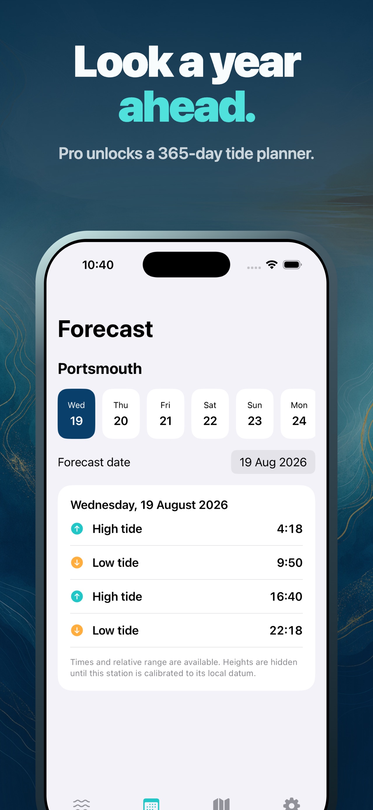 CoastClock: Tide Times UK screenshot 5 of 9
