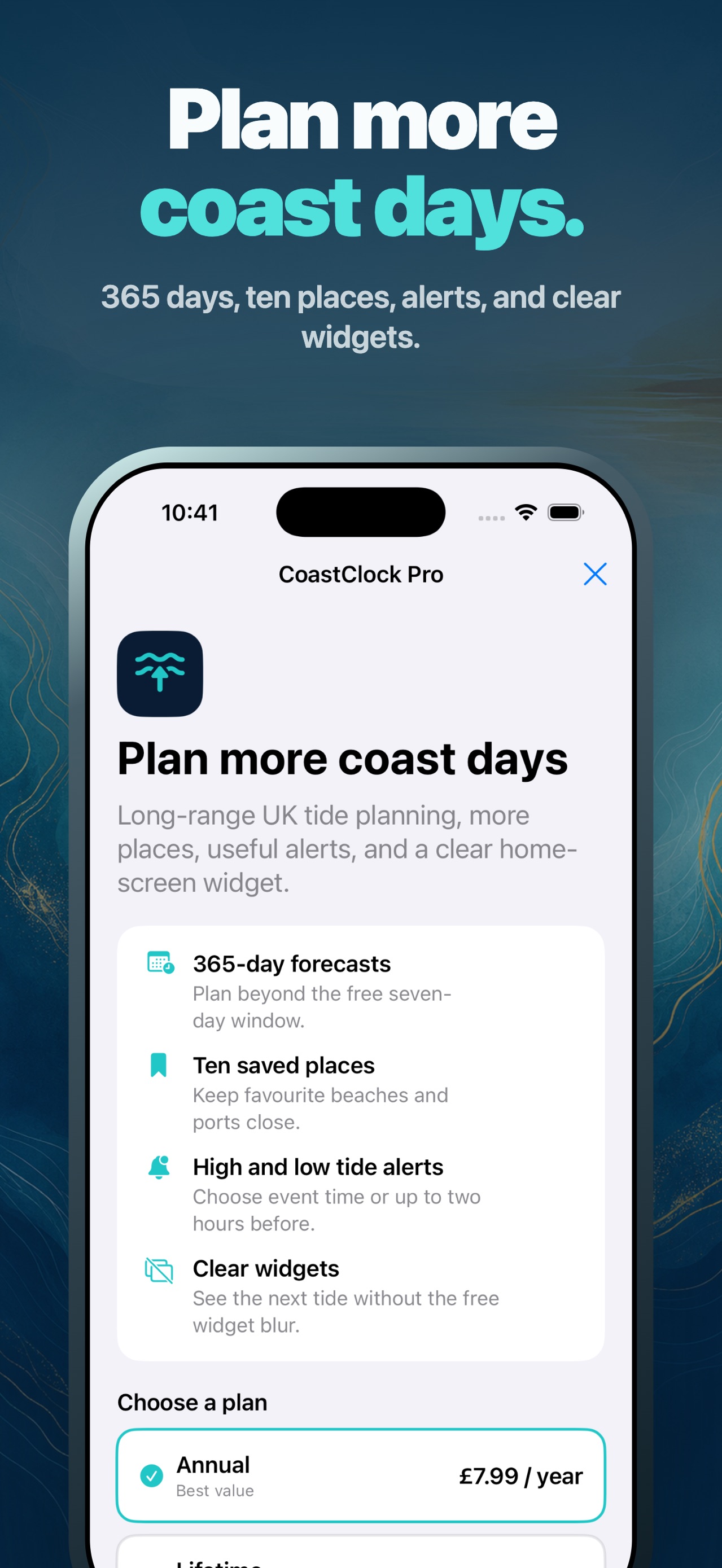 CoastClock: Tide Times UK screenshot 9 of 9